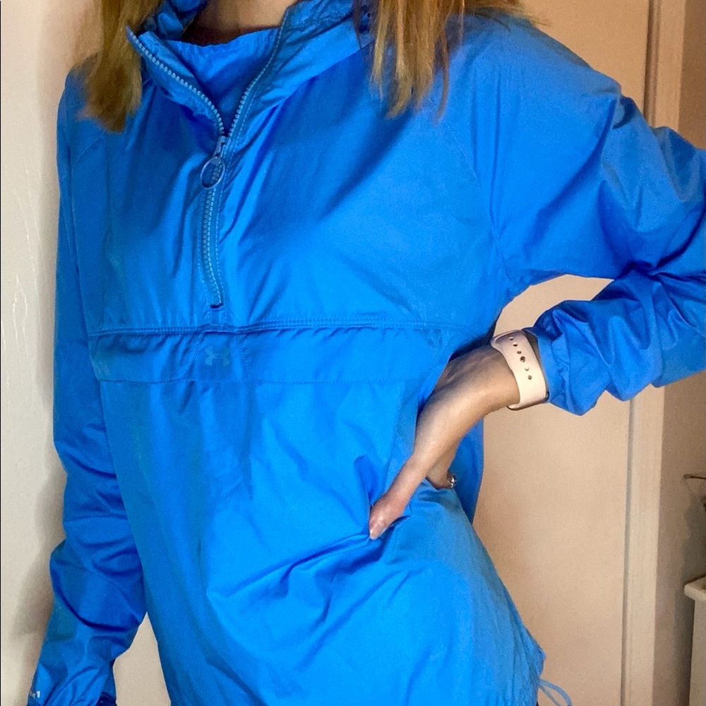 Super Cute Under Armor Pull Over Rain Coat!